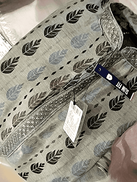 assorted jacquard ethnic wear set - 20590107 -  Zoom Image - 0