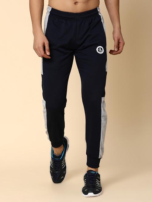men color block mid rise full length jogger - 20590218 - Standard Image - 0