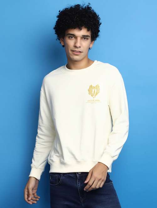 men back print long sleeve sweatshirt - 20590574 -  Standard Image - 0