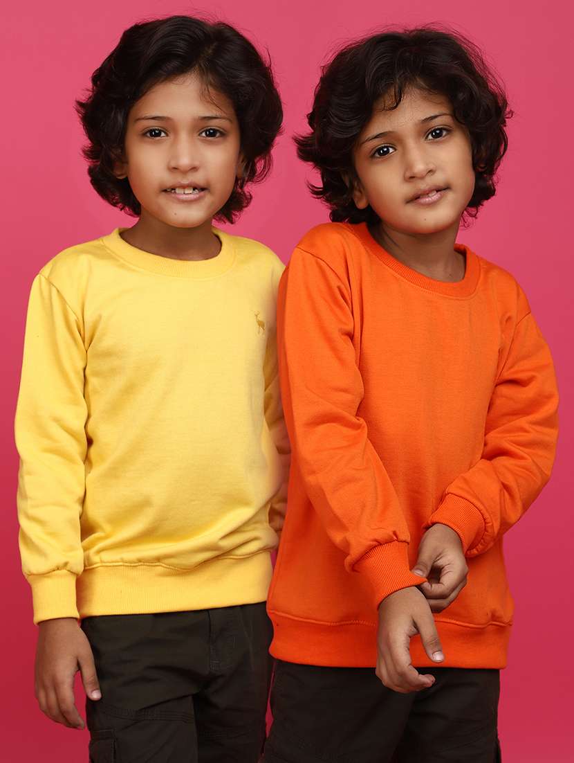 boys pack of 2 solid sweatshirts - 20590586 - Zoom Image - 0