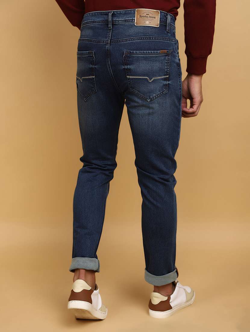 men mid rise denim jeans - 20590715 -  Standard Image - 3