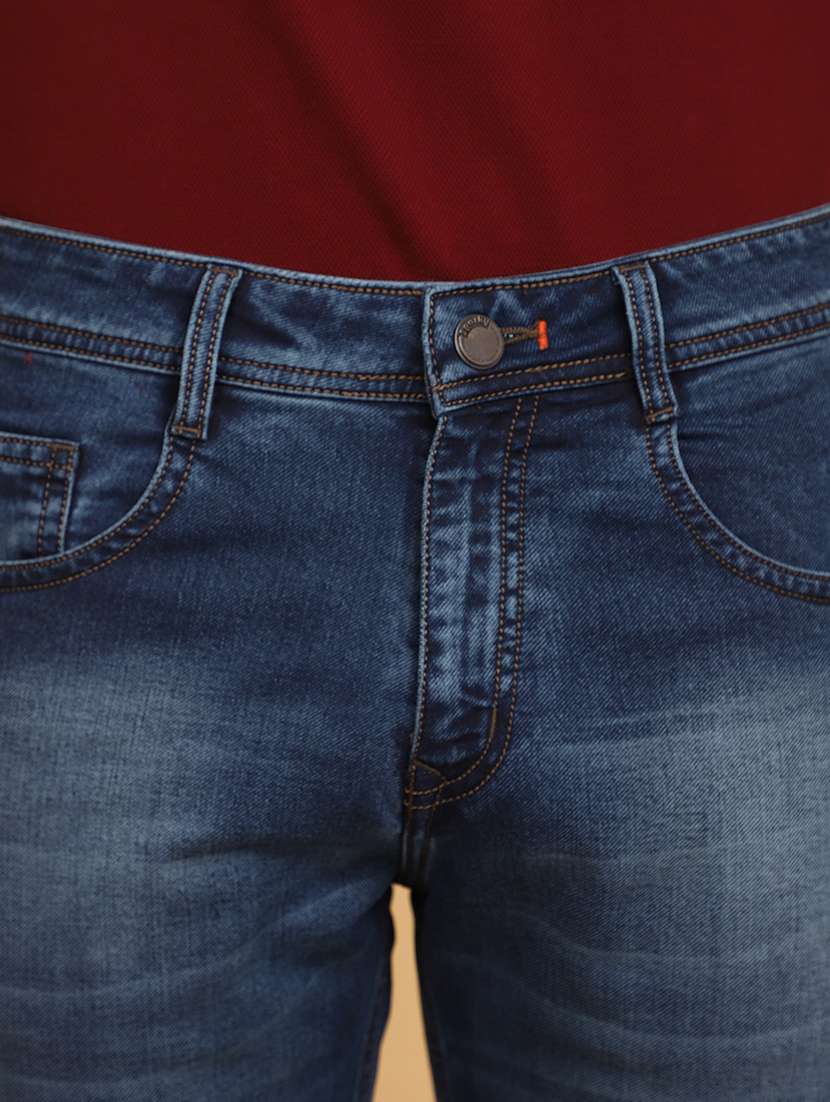 men mid rise denim jeans - 20590715 -  Standard Image - 5