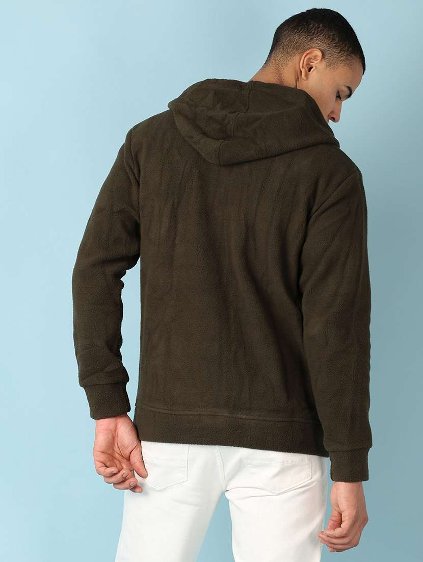men long sleeves placement print sweatshirt - 20590787 - Standard Image - 3