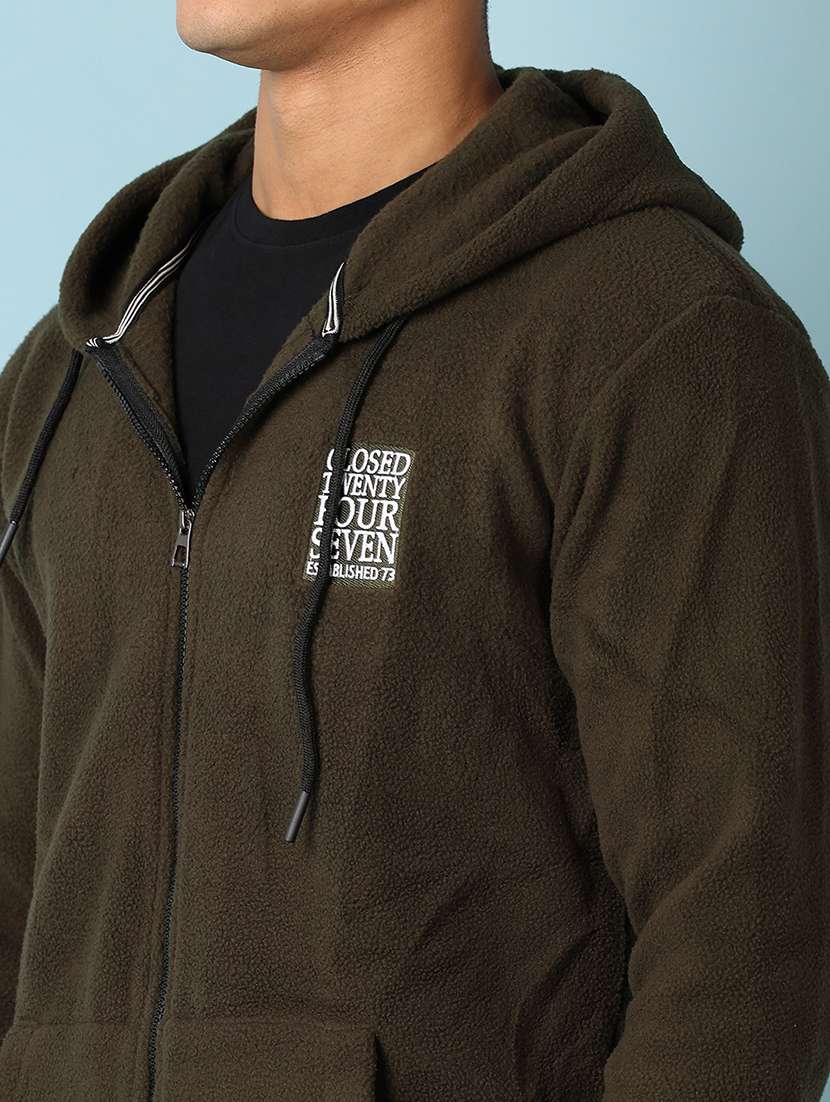 men long sleeves placement print sweatshirt - 20590787 - Standard Image - 5