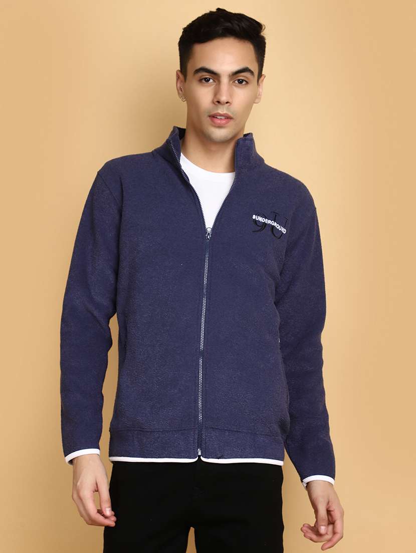 men long sleeve solid regular sweatshirt - 20590792 -  Zoom Image - 0