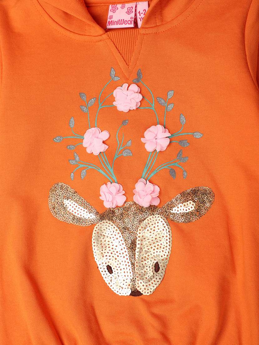 orange cotton suit sets twin & dungree - 20590819 - Standard Image - 3