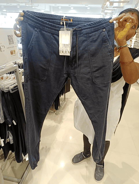 assorted cotton knitted denim jeans - 20590825 - Standard Image - 0
