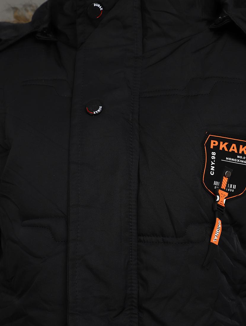black cotton jacket - 20590923 - Standard Image - 5