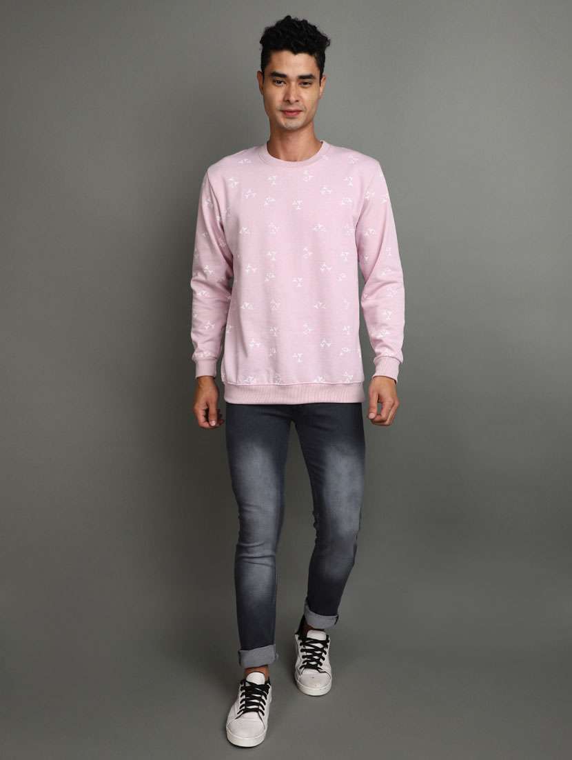 men round neck long sleeve sweatshirt - 20590951 - Standard Image - 3