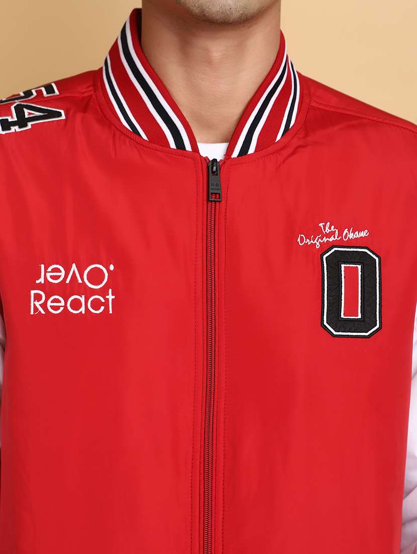 men color block long sleeve quilted jacket - 20590958 -  Standard Image - 5