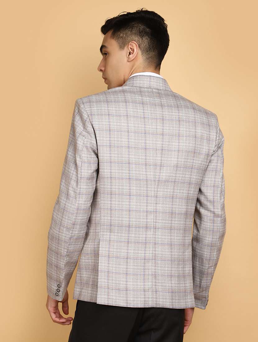 brown cotton blazer - 20591052 -  Standard Image - 3