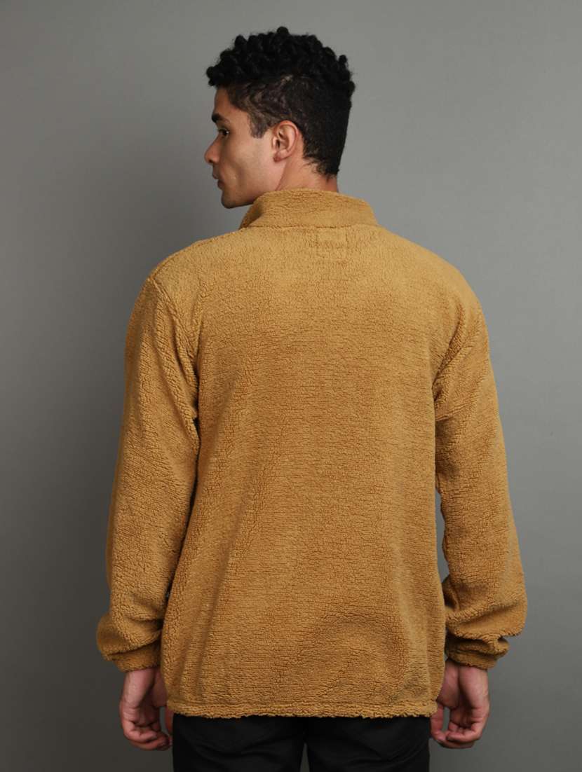 brown cotton casual jacket - 20591087 -  Standard Image - 3