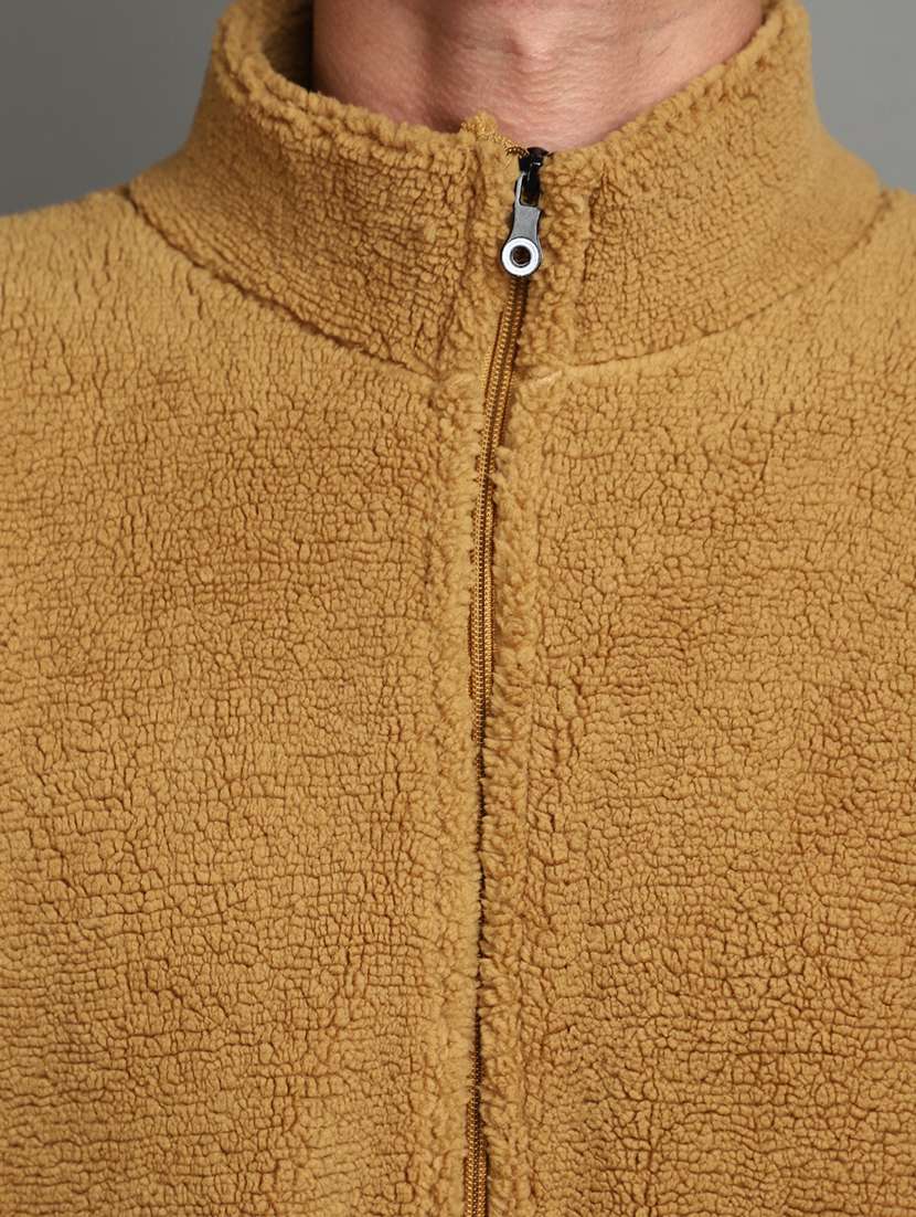 brown cotton casual jacket - 20591087 -  Standard Image - 5