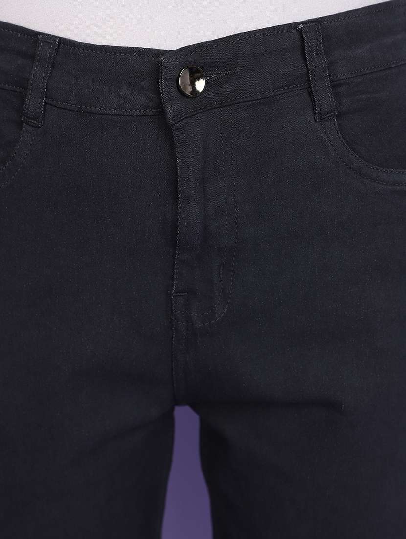 black denim plain jeans - 20591118 -  Standard Image - 5
