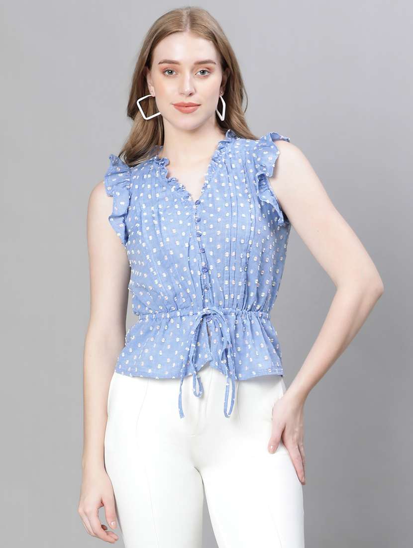 women self designed sleeveless regular top - 20592350 - Zoom Image - 0
