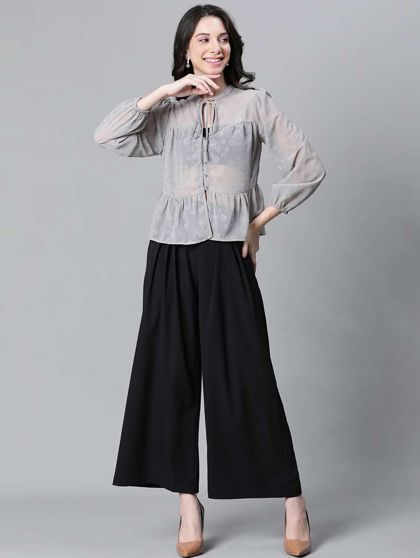 women self designed puff sleeves top - 20592363 - Standard Image - 5