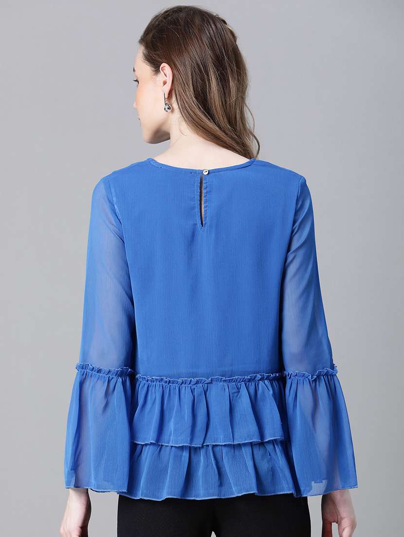 women embroidered layered top - 20592414 - Standard Image - 3