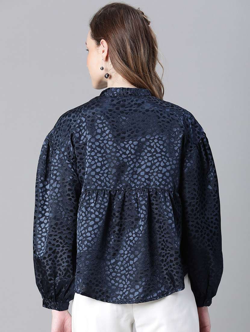 plus size women printed high low top - 20592415 -  Standard Image - 3