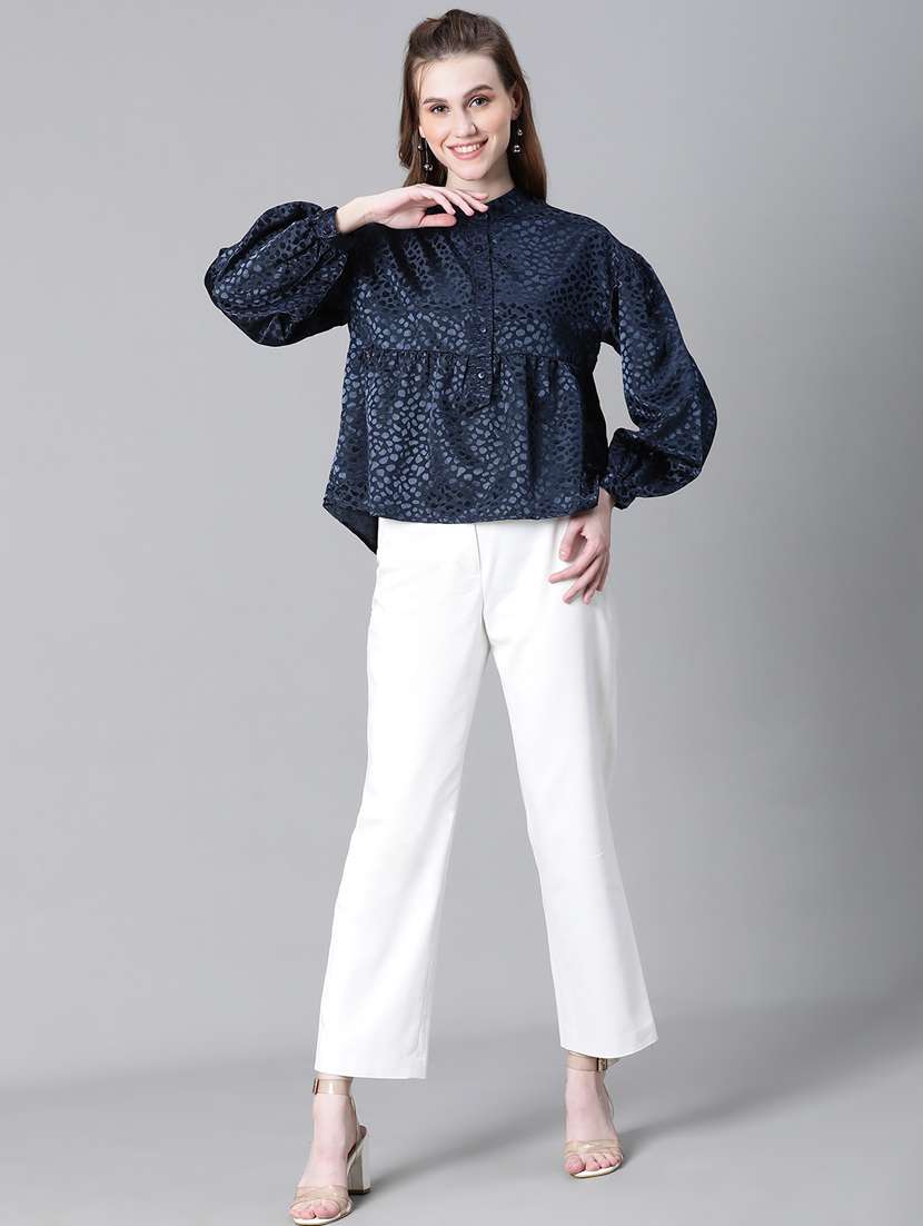 plus size women printed high low top - 20592415 -  Standard Image - 5