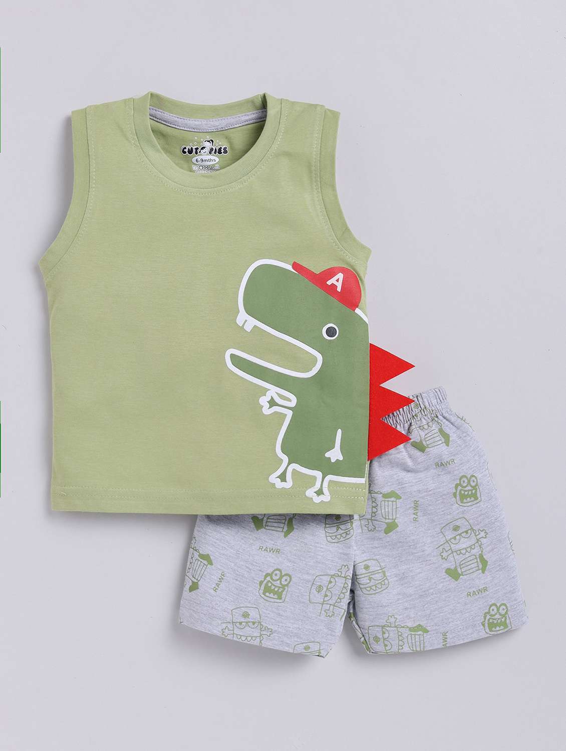 boys printed shorts twin set - 20592915 -  Zoom Image - 0