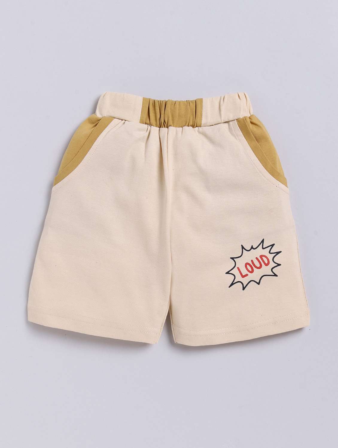 boys brown graphic printed round neck t-shirt pant set - 20593015 -  Standard Image - 3