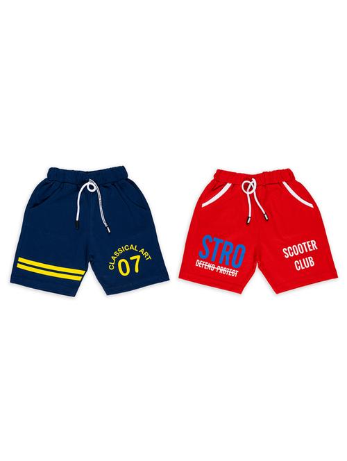 boys set of 2 typographic regular shorts - 20593211 - Standard Image - 0