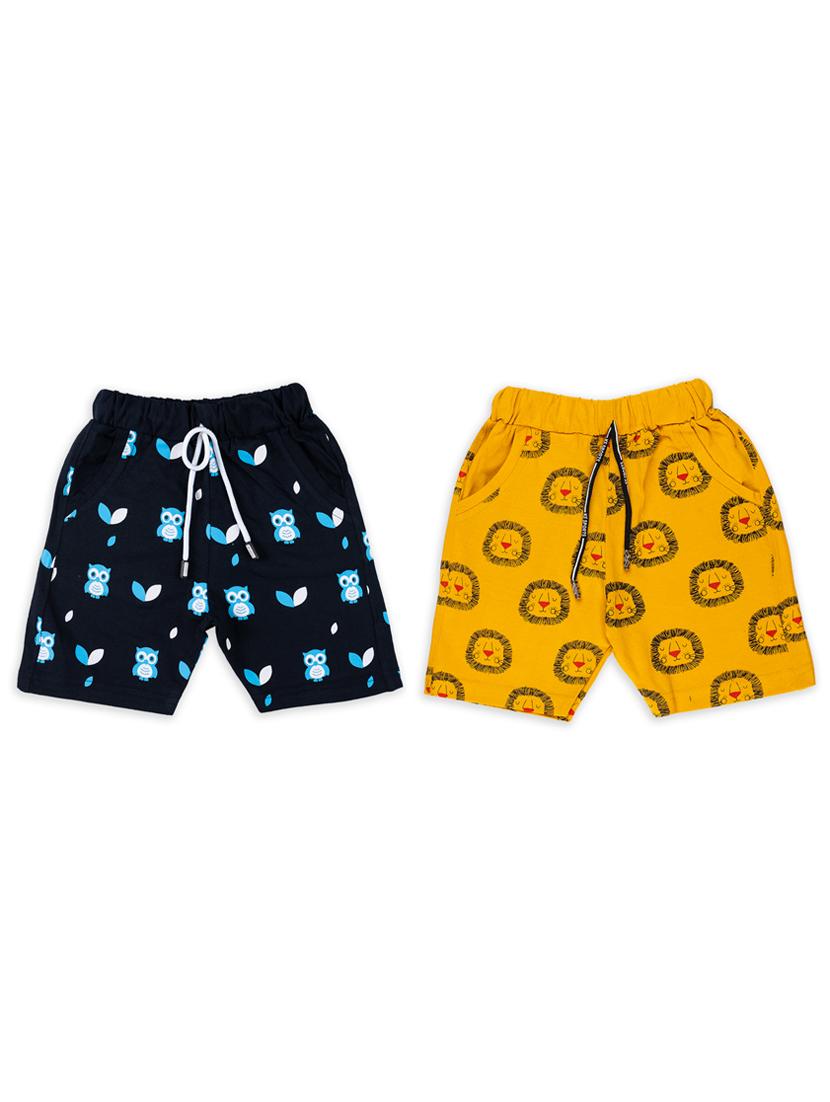 boys set of 2 quirky printed regular shorts - 20593229 -  Zoom Image - 0