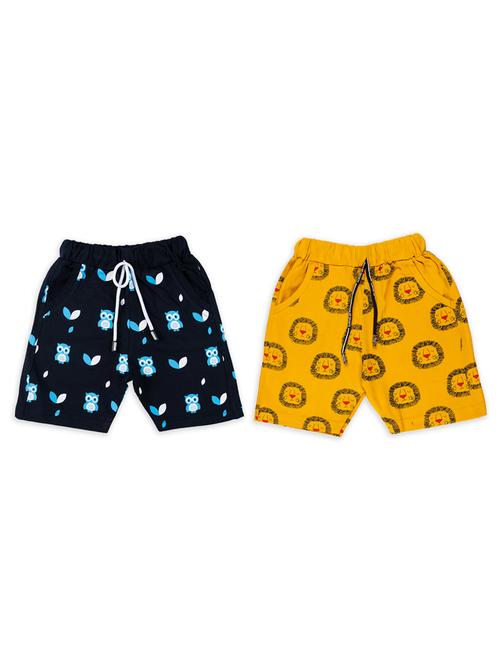 boys set of 2 quirky printed regular shorts - 20593231 - Standard Image - 0