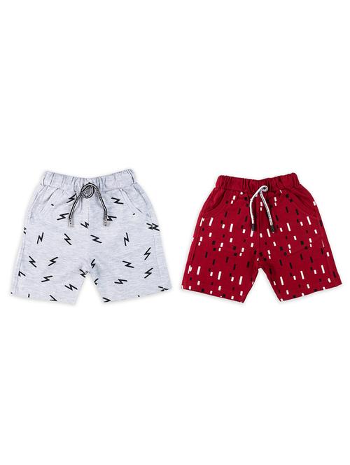 boys set of 2 printed regular shorts - 20593237 -  Standard Image - 0