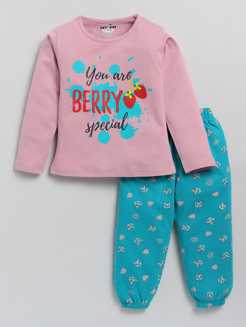 kids cotton pyjama nightwear set - 20593248 - Zoom Image - 0