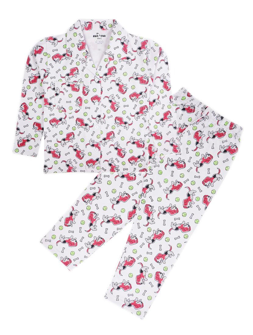 kids cotton pyjama nightwear set - 20593286 - Zoom Image - 0