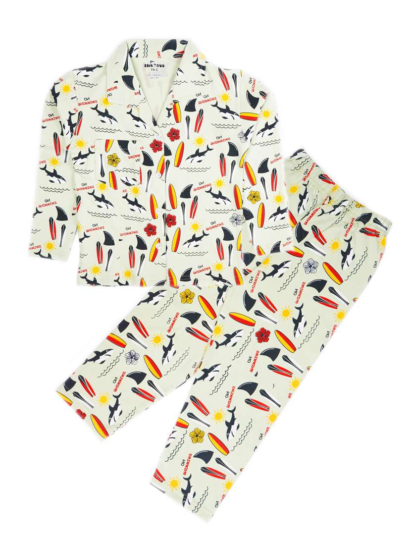 kids cotton pyjama nightwear set