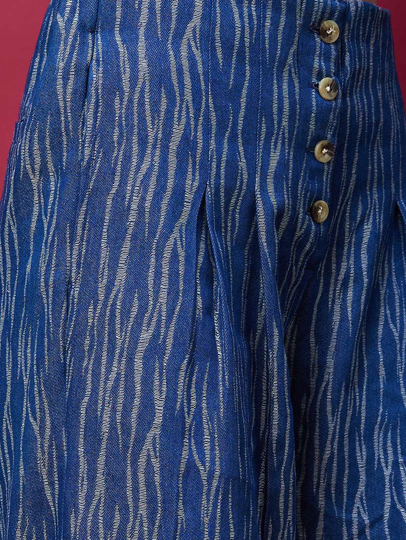 women self designed top and palazzos co-ord set - 20594213 - Standard Image - 5