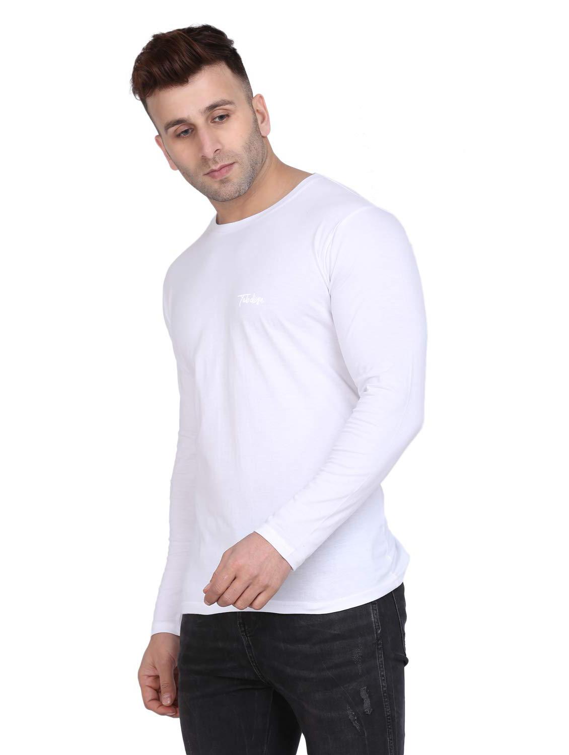 multi colored cotton blend plain tshirt - 20594303 - Standard Image - 8