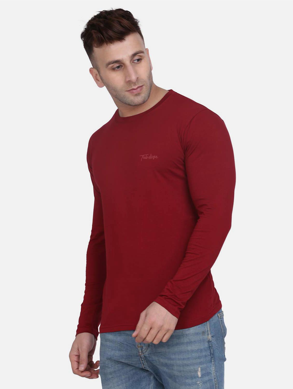 multi colored cotton blend plain tshirt - 20594304 - Standard Image - 8
