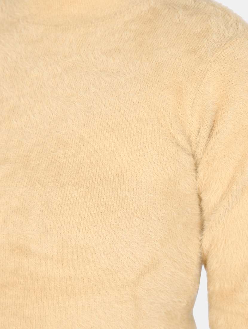 women solid long sleeves pullover - 20594750 -  Standard Image - 5