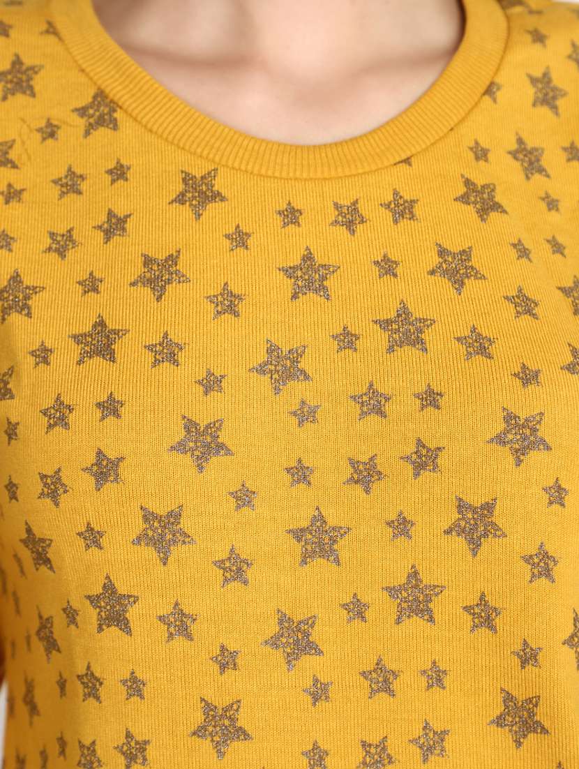 women printed long sleeves pullover - 20594755 -  Standard Image - 5