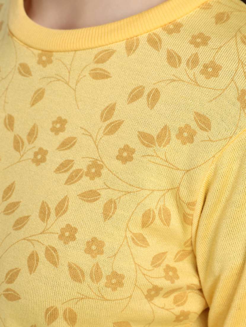 women printed long sleeves pullover - 20594756 -  Standard Image - 5