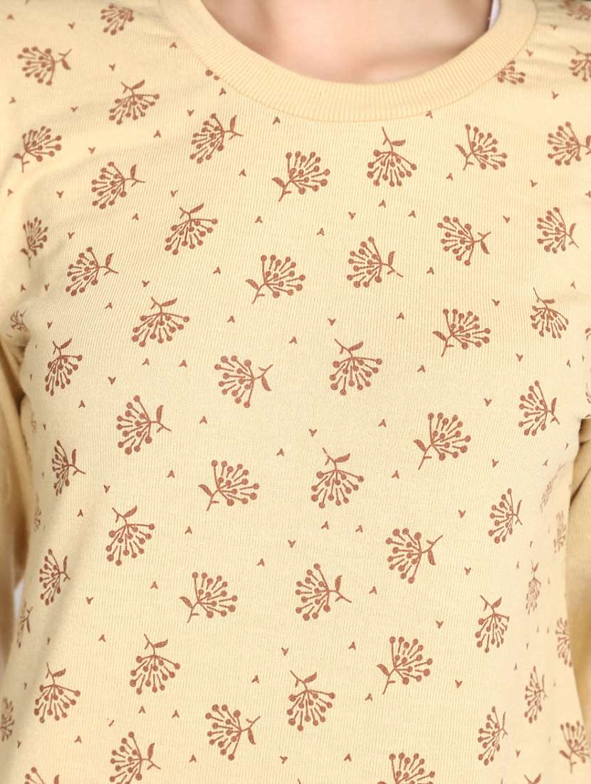 women printed long sleeves pullover - 20594758 - Standard Image - 5