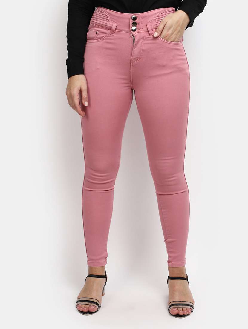 women's plain slim fit jeans