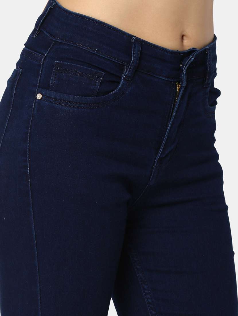 women's plain slim fit jeans - 20594925 -  Standard Image - 5