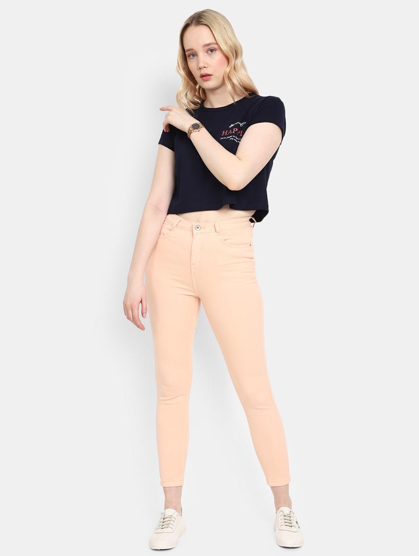 women's plain slim fit jeans - 20594929 - Standard Image - 3