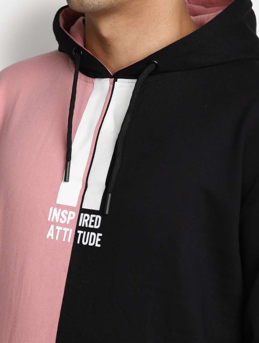 women color blocked hooded sweatshirt - 20595009 -  Standard Image - 5