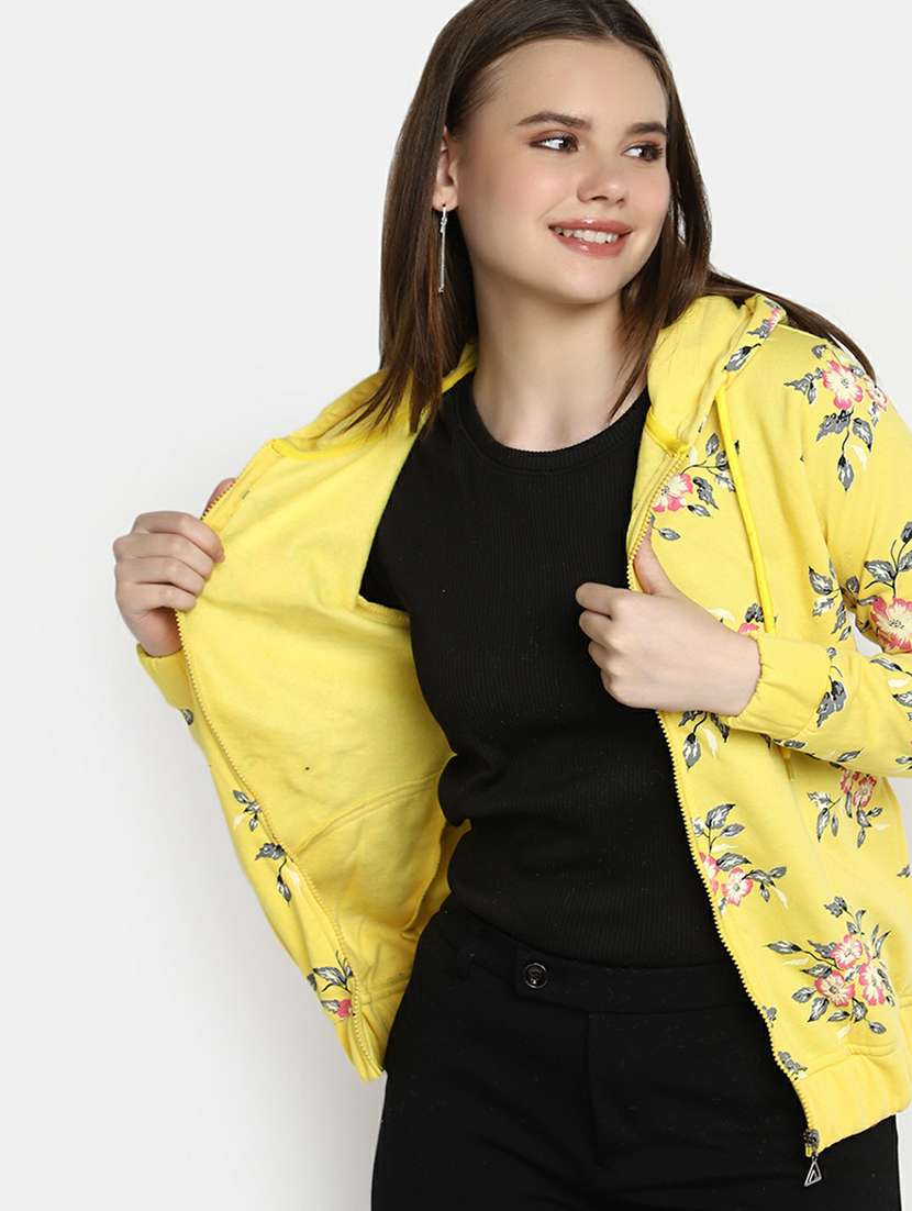 women all over print hooded sweatshirt - 20595035 -  Standard Image - 3