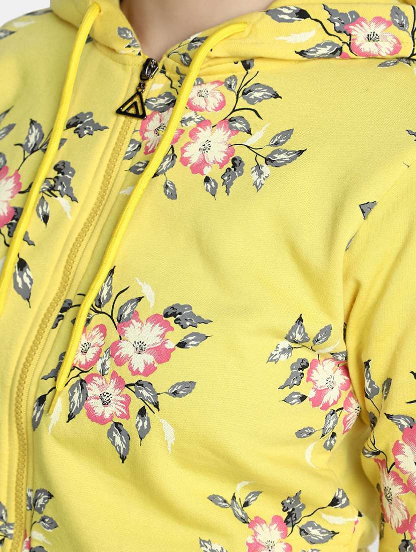 women all over print hooded sweatshirt - 20595035 -  Standard Image - 5