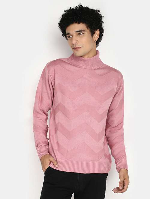 men self design long sleeve regular fit pullover  - 20595125 -  Standard Image - 0