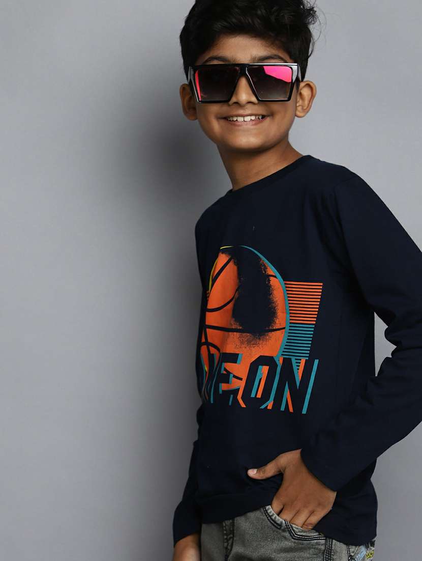 boys front graphic printed t-shirt - 20595242 -  Standard Image - 3