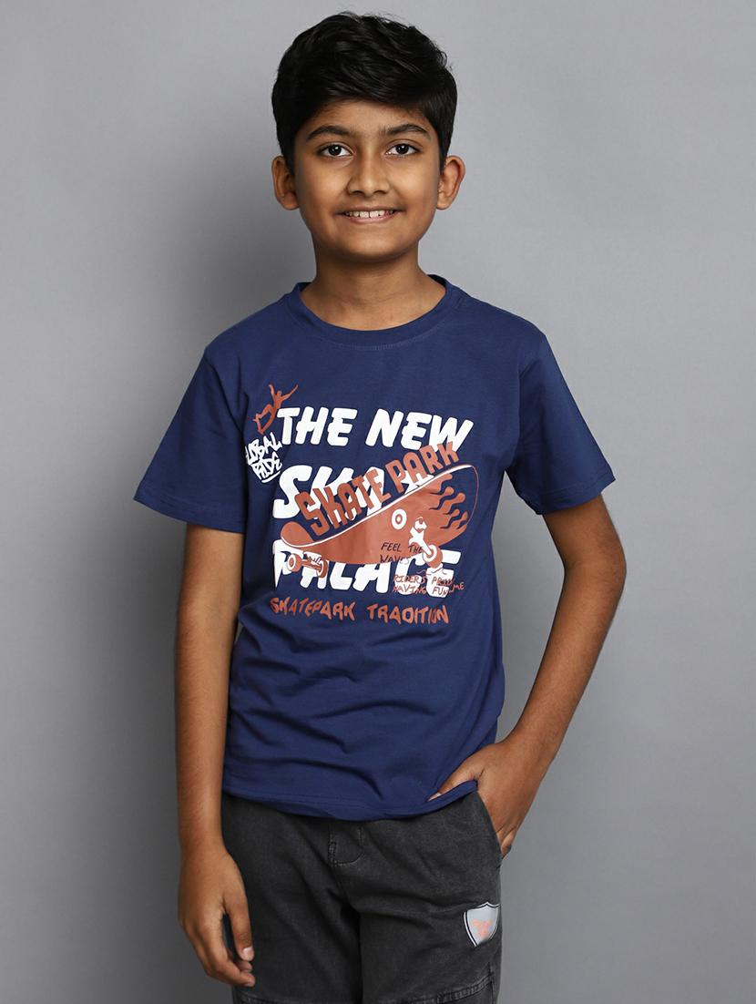 boys blue graphic t-shirt - 20595255 -  Zoom Image - 0