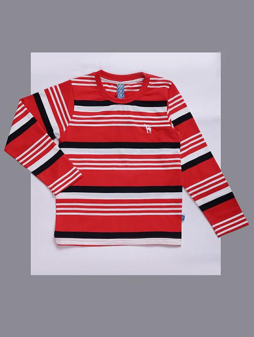 kids all over striped t-shirt - 20595275 - Standard Image - 0