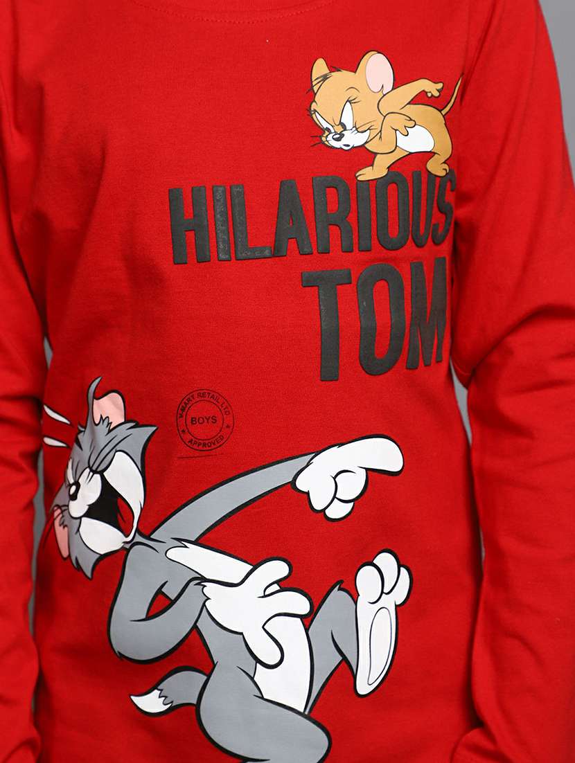 boys red graphic t-shirt - 20595285 -  Standard Image - 5